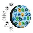 thumbnail image 5 of Bingfone Cartoon Monster Spare Tire Cover Weatherproof Universal Wheel Protectors For Rv Camper Travel Trailer Suv Truck-14 Inch, 5 of 9