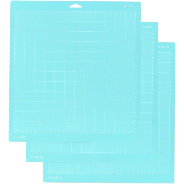 HUGFEGWE 3PCS 12 * 12 Inch Replacement Cutting Mat Adhesive Gridded Cutting Mats Compatible with Silhouette Cameo Cutting Machine Explore Plotter Machine U2537-0151