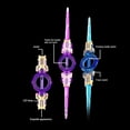 thumbnail image 4 of Sparkblade Expandable Light Up Sword with FX Sound & Motion Sensor, 7 Color Changing LED Saber Toy, Auto-Eject Sheath for Kids Cosplay, Halloween, Display, 4 of 8