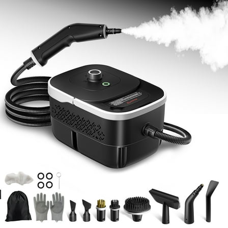 Aootek Steam Cleaner,2500W Handheld High-Pressure Steam Cleaner for Home with 55oz Water Tank,Steamer for clean with 10 Accessories,for Kitchen ,Bathroom,Car,Tile,and Furniture