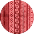 thumbnail image 1 of Ahgly Company Indoor Round Oriental Red Industrial Area Rugs, 8' Round, 1 of 4