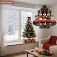 thumbnail image 3 of Metal Hanging Christmas Tree-Shaped Wind Decorations - Festive Garden Spinners with Colorful Snowmen & Star Design for Yard Decor, 3 of 7