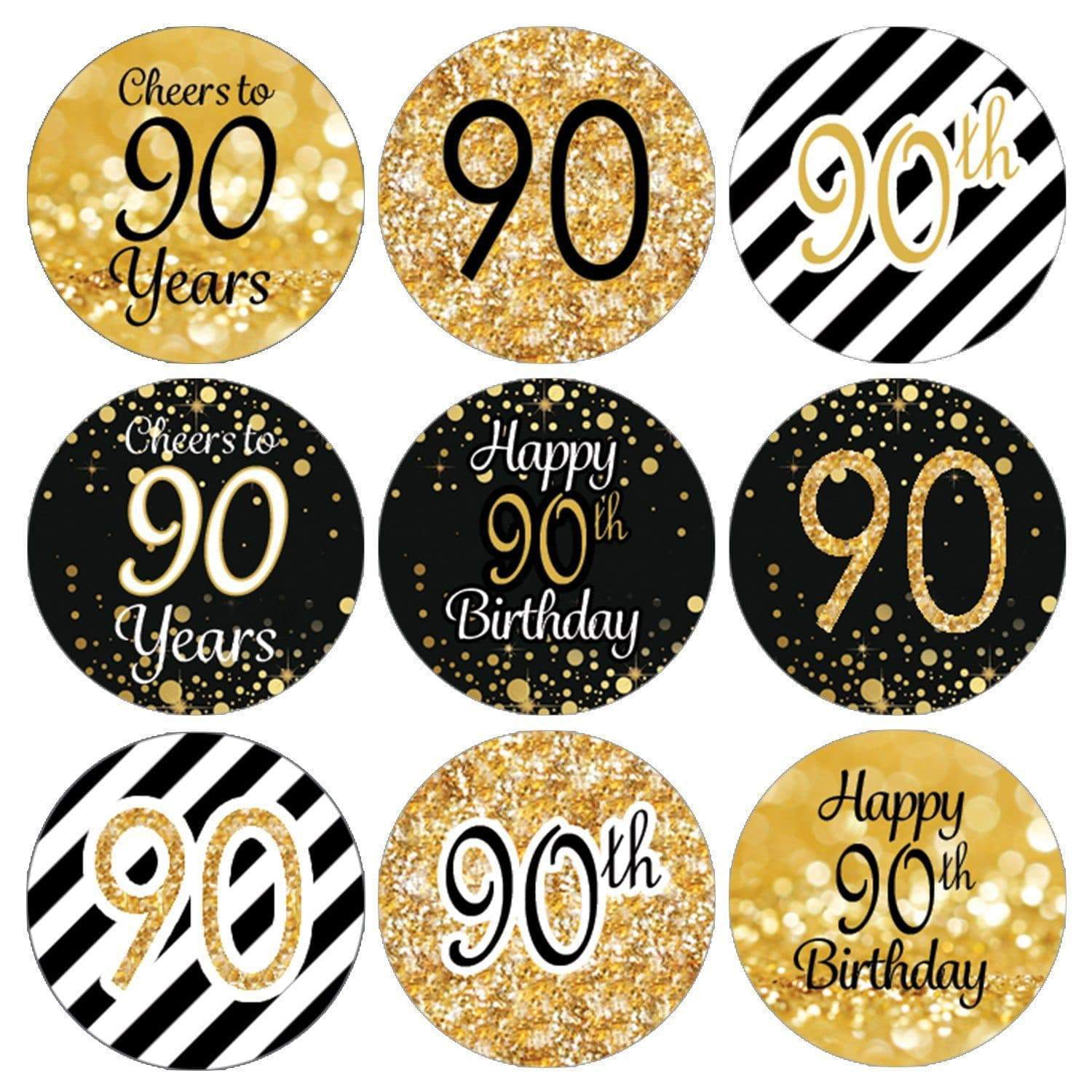 Happy 90th Birthday Sign Hello ninety sign Hello 90 Gold glitter confetti Birthday Party ideas Decorations 90th Anniversary Sign