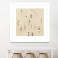 thumbnail image 3 of Giant Art 30x30 Beach Goer IV Matted and Framed in White, 3 of 3