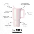 thumbnail image 2 of Simple Modern 30 fl oz Insulated Stainless Steel Trek Tumbler with Folding Straw Lid|Coconut Pearl, 2 of 5
