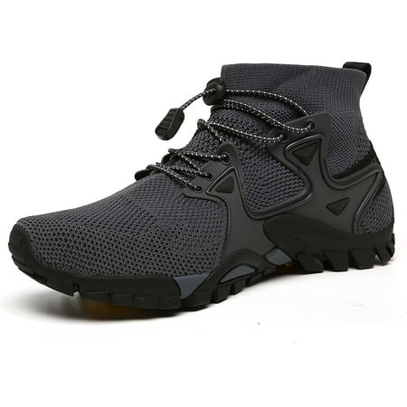 

Men s Women s Walking Shoes Breathable and Comfortable Outdoor Shoes Hiking Shoes Non-Sslip Wear-Resistant Hiking Off-Road Slip-On Socks Shoes