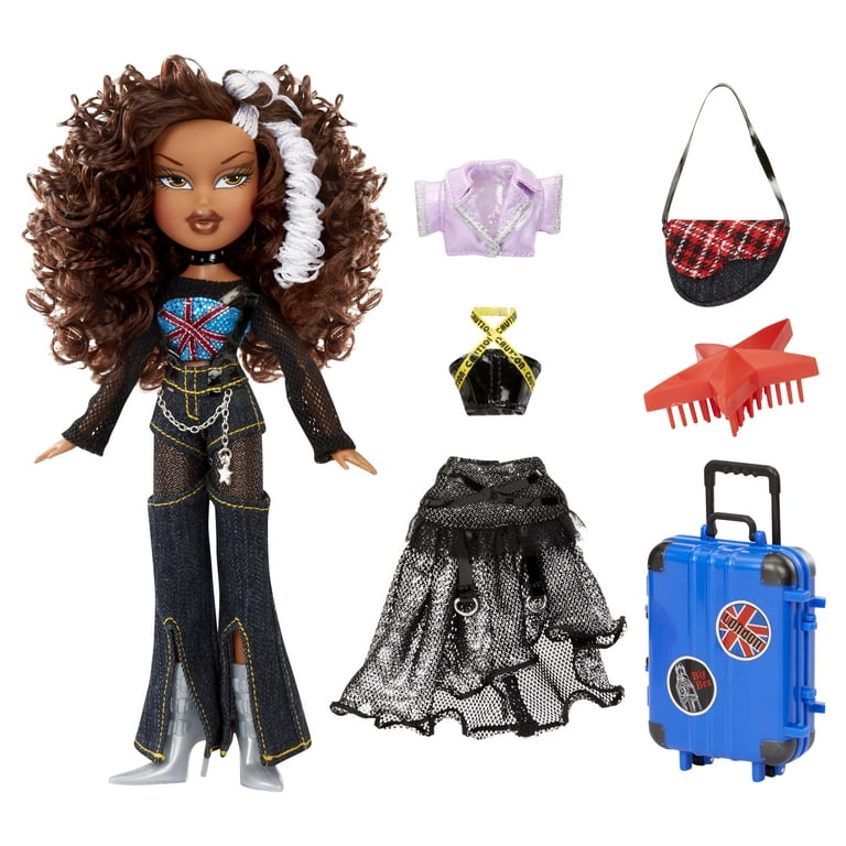  Bratz Pretty 'N' Punk Sasha Fashion Doll with 2 Outfits and  Suitcase, Collectors Ages 6 7 8 9 10+ : Toys & Games