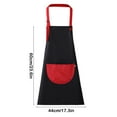 thumbnail image 6 of Fwttom Chef Aprons for Kids with Pocket Heavy Duty Waterproof Aprons with Adjustable Bib, Apron for Painting, Eating, 6 of 7