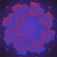 thumbnail image 1 of Ahgly Company Indoor Square Patterned Purple Amethyst Purple Area Rugs, 8' Square, 1 of 6