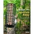 thumbnail image 2 of iBorn Squirrel Proof Bird Feeder Pigeon Proof Cage Bird Feeder for Outside with Squirrel, Pestoff Hanging Wild Bird Seed Feeder for Mix Seed Blends, Heavy Duty All Metal Copper 14 Inch, 2 of 8