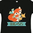 thumbnail image 4 of Inktastic Big Sis Woodland Fox Sister Girls Toddler T-Shirt, 4 of 5