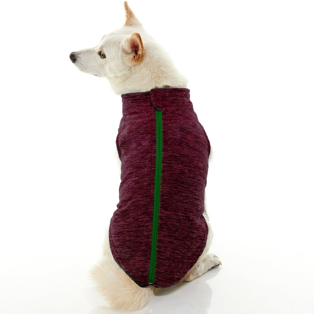 Gooby Zip Up Fleece Dog Vest Fuchsia Wash, 3XLarge StepIn Dog
