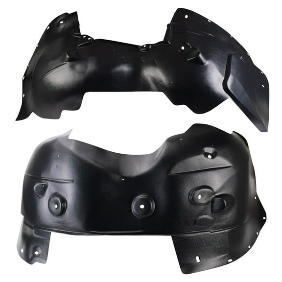 TRQ Inner Fender Liner Set Fits Select 2008 Cadillac Escalade EXT Chevrolet Avalanche GM1248179 GM1249179