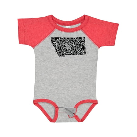 

Inktastic Montana Silhouette Mandala Gift Baby Boy or Baby Girl Bodysuit