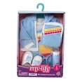 thumbnail image 6 of My Life As Pickleball Fashion Set for 18-inch Doll, 8 Pieces Included; Blue,  White Multicolor, 6 of 7