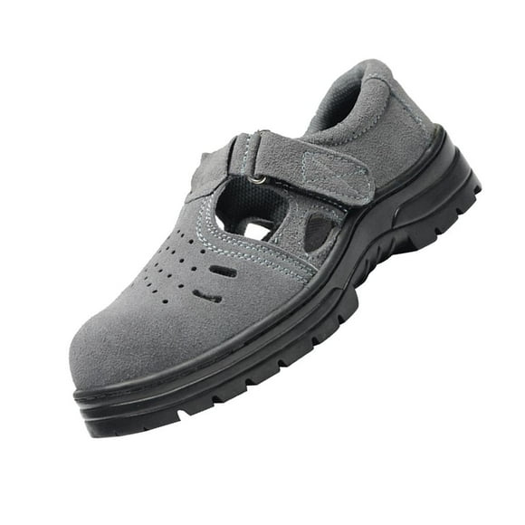 Sandalias de seguridad ligeras con puntera de acero resistente al deslizamiento antiestático EU 42 US 9 UK 8 Zulema Sandalias con punta de acero