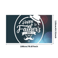thumbnail image 6 of Decorative Design Happy Father's Day Banner Elegant Style Father's Day Decoration for Celebration Event Indoor Outdoor Holiday, 6 of 7