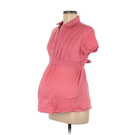 

Pre-Owned Motherhood Women s Size M Maternity Short Sleeve Blouse
