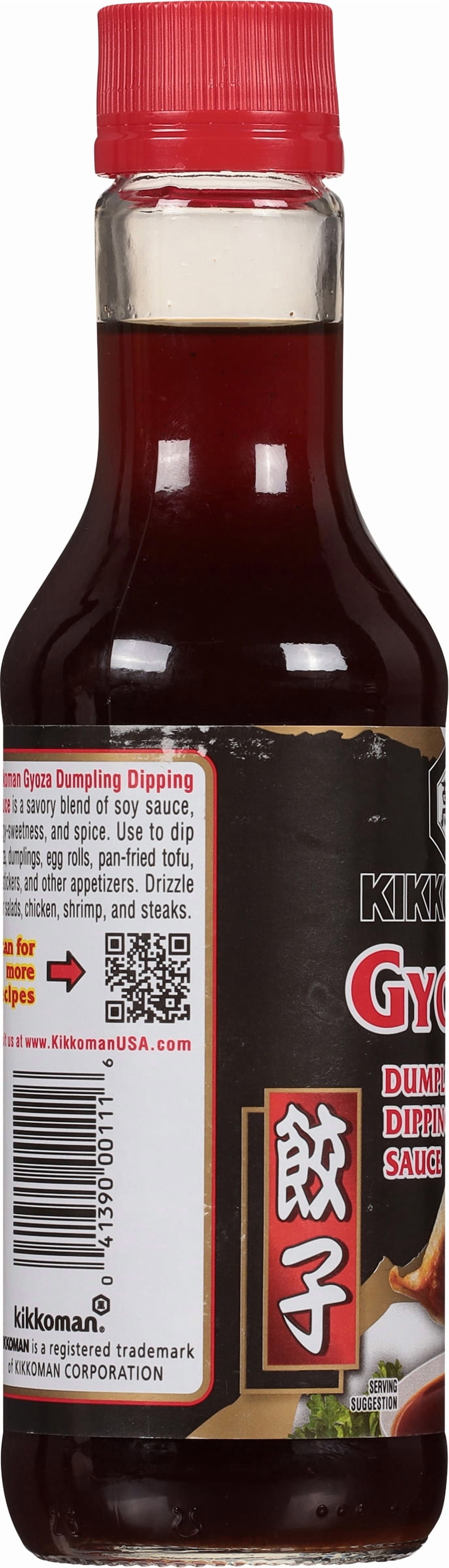 (4 pack) Kikkoman Gyoza Dumpling Dipping Sauce, 10 fl oz Glass Bottle