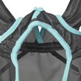 thumbnail image 3 of Weatherbeeta - Máscara Mosquera para Caballos de Red Fina Comfitec Deluxe (Negro, Turquesa), 3 of 3