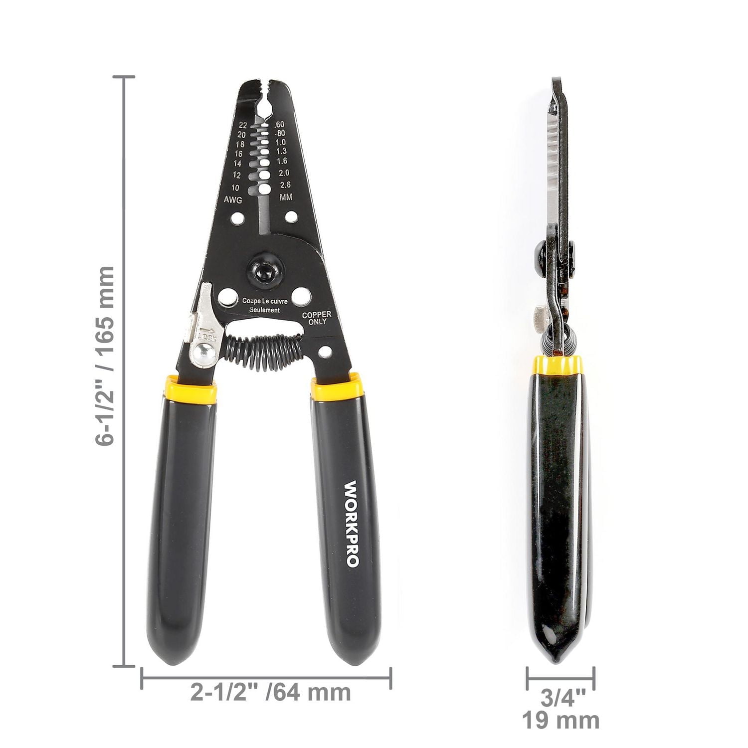 WorkPro Pince à dénuder 6 po