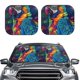 thumbnail image 2 of Fotbe Vibrant Rainbow Parrot Fantasy Juego de 2 Piezas de Parasoles para Parabrisas | Bloqueador Solar para Auto | Accesorios Plegables para Protección Solar Interior-Small, 2 of 6