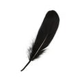 thumbnail image 6 of yotijay 100 Pieces Crafts Feathers Handicraft Accessories Comfortable Artificial Feather Black, 6 of 9