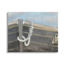 Stupell Industries Peaceful Nautical Boat Painting Gallery Wrapped Canvas Print Wall Art, Design by Elizabeth Medley