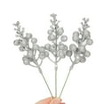thumbnail image 5 of Luxtrada 12 Pcs 7.9 Inch Artificial Christmas Tree Picks Decoration and Christmas Tree Filler Ornaments,DIY Xmas Wreath, Holiday and Home Decor (Silver), 5 of 7
