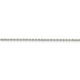 thumbnail image 2 of White Sterling Silver bracelet Cable chain 16 in 1.95 mm, 2 of 5