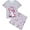 2pcs gray unicorn, variant on WIBACKER 3-12Y Girls 2 PCS Short Sleeve Pajamas Set Kids Unicorn Summer Sleepwear Toddler Girls Pjs Jammies