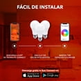 thumbnail image 4 of Tecnolite Connect - Paquete 3 Focos Inteligentes RGB WiFi y Bluetooth, Compatible con Alexa por la App Connect para Celular, Luz Fr&iacute;a y C&aacute;lida, Iluminaci&oacute;n Interiores, 4 of 10
