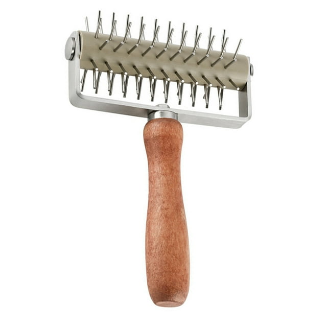 EeaseMX Apilador de masa de pizza de acero inoxidable con mango, herramienta para hornear pasteles y pizzas