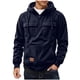 thumbnail image 2 of pstuiky mangas largas para hombre, Suéter informal de moda para hombre, color liso, con capucha y manga larga Tops de talla grande para hombre s, 2 of 7