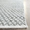 thumbnail image 3 of Safavieh Boston Collection BOS685E Handmade Grey Cotton Area Rug (5' x 8'), 3 of 10