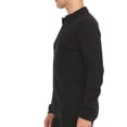 thumbnail image 3 of Men's Merino Wool Midweight Button Down Shirt - Black - Large, 3 of 7
