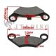 thumbnail image 4 of 6 pcs Front Rear Brake Pads Motorcycle Bicycle Disc Semi-metallic for CF moto CF 500 600 X5 X6 X8 U5 ATV UTV Moto Parts., 4 of 5
