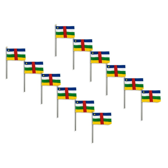Online Stores Central African Republic Flag 4in x 6in - 12 PK