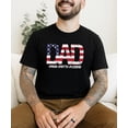 thumbnail image 3 of Patriotic Flag Dad Shirt for Men Funny Man Myth Legend T-Shirt for Dad Black Shirt Adult X-Large, 3 of 5