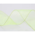 thumbnail image 3 of Joycrosso 4 Inch Key Lime Wired Organza Ribbon - 20 Yards Sheer Decorative Ribbon for Gift Wrapping, Wedding Decor, Christmas Tree, Crafts & DIY Projects, 3 of 6