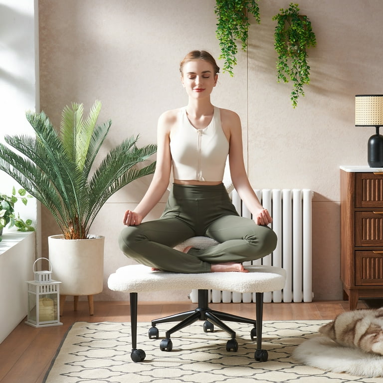 Pinmoco Ergonomic Cross Legged Swivel Chair, Adjustable Pinmoco Ergonomic Cross Legged Swivel Chair, Adjustable