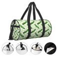 thumbnail image 3 of KLL Green Cucumber1 Duffle Bag For Men Women Sport Gym Fitness Tote Travel Training Workout Basketball Football Weekender, 3 of 6