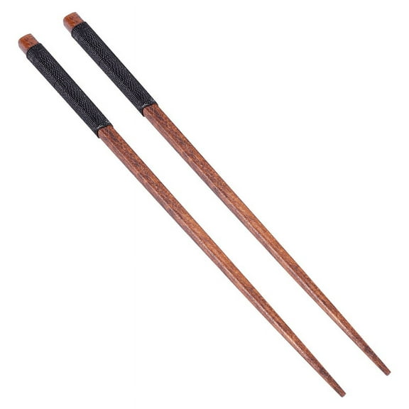 1 Pairs Japanese Natural Wood Chopsticks Value Pack Cooking Tableware Black