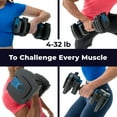 thumbnail image 3 of Teeter ProFlex 432 Adjustable Dumbbell Weight Set, 8 in 1 Free Weights 4 to 32lb, Quick-Set Grip Handles, Home Gym Space Saver, 3 of 7