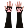 thumbnail image 3 of Guantes de manoplas de pata de gato ANGGREK Kawaii suaves 3D, 3 of 8