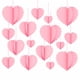 thumbnail image 4 of 8x Decoraciones para el día de San Valentín, guirnaldas, artículos para fiestas, corazones de papel, corazón Rosa, 4 of 5