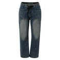 thumbnail image 5 of Jeans for Women 2025 Y2K Low Rise Wide Leg Loose Fit Baggy Barrel Denim Jean Pants Womens Jeans Trousers, 5 of 6