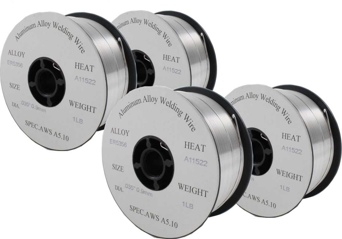ER5356 MIG Aluminum Welding Wire 1 Lb x 0.035" (4 SPOOLS)