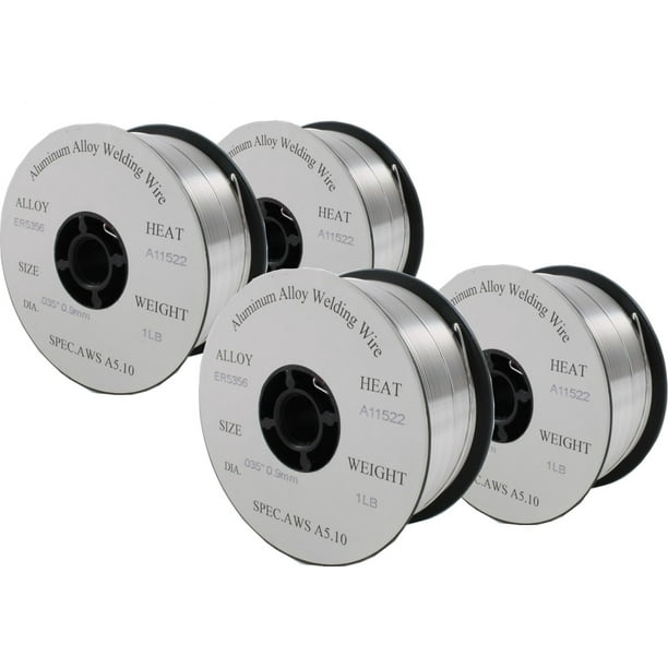 ER5356 MIG Aluminum Welding Wire 1 Lb x 0.035" (4 SPOOLS) Walmart