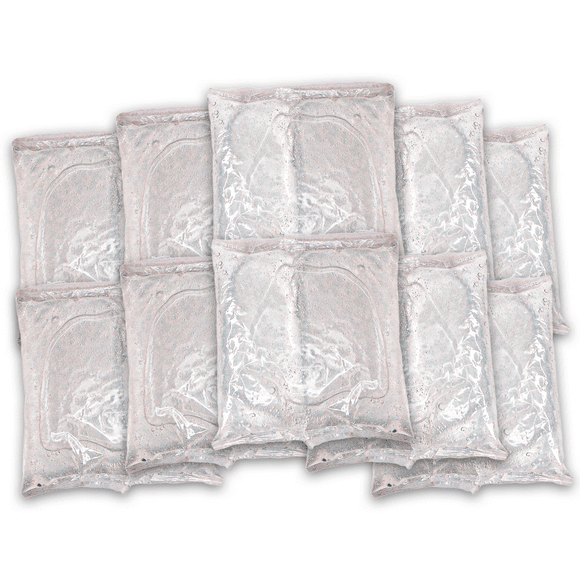 Gel Refrigerante Ice Brick 500ML 10 Piezas Color Transparente